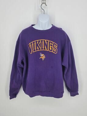 Pro Player Minnesota Vikings Sweatshirt Mens XL Purple Vintage NFL Crewneck